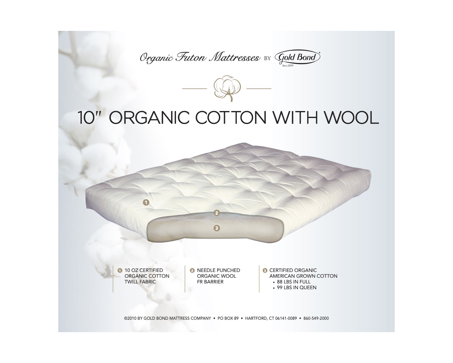 10 organic futon
