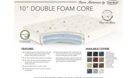 10 double foam mattress
