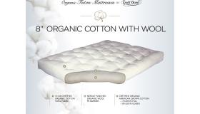 8 organic futon